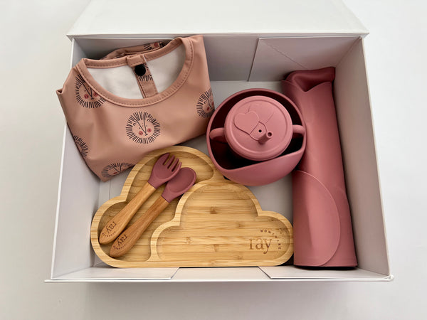 Pink Cutlery & Apron Gift Set