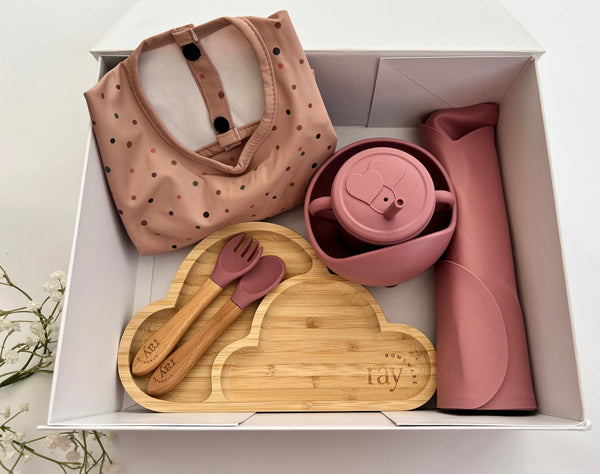 Pink Cutlery & Apron Gift Set